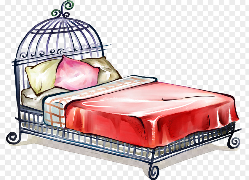 Bed Animation Drawing Clip Art PNG
