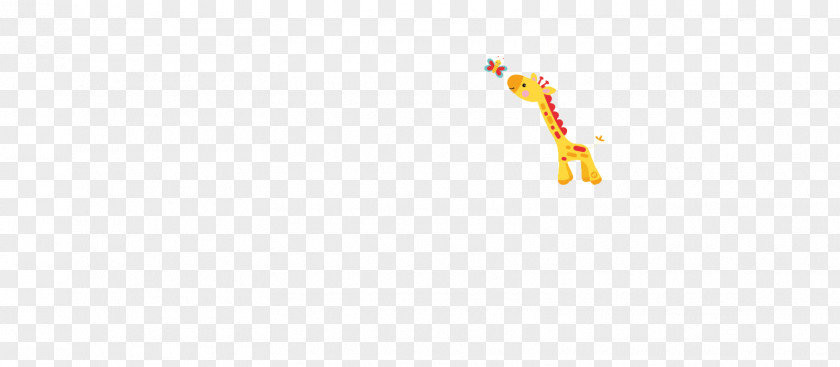 Giraffe Yellow Pattern PNG