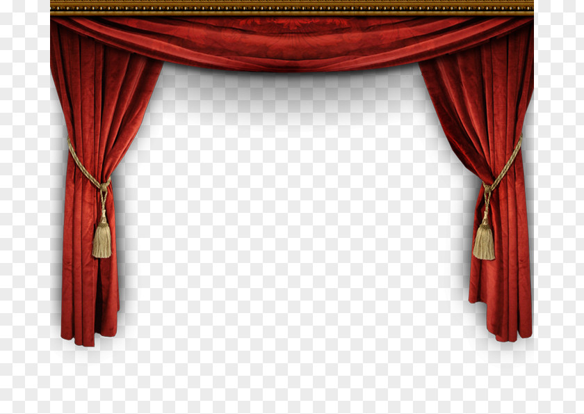 Red Curtains Curtain Light PNG
