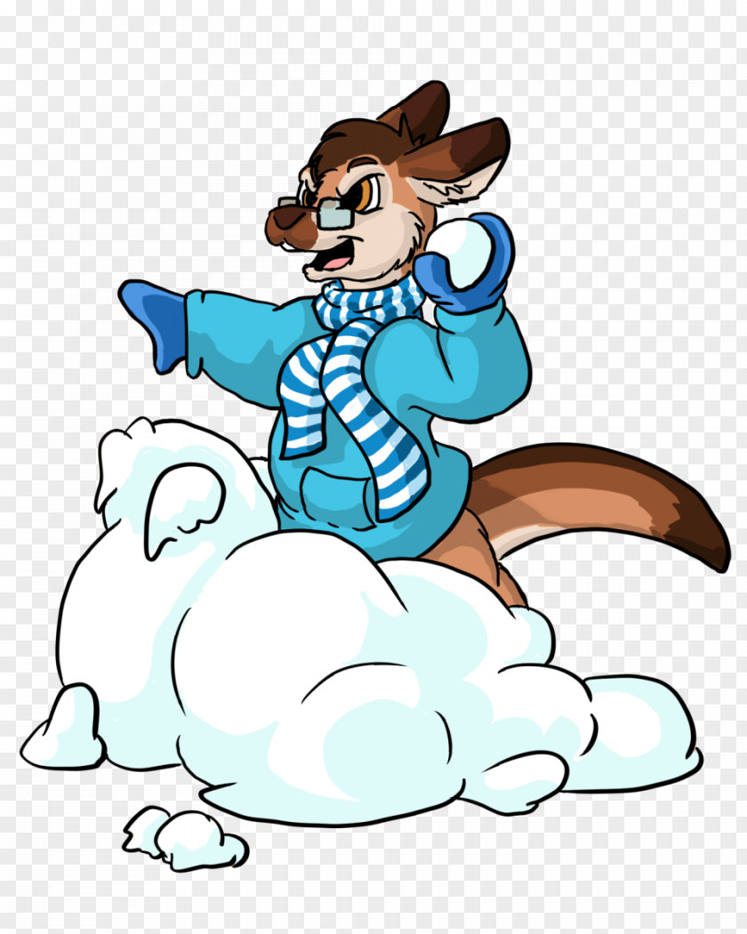Snowball Fight Vertebrate Cartoon Character Clip Art PNG