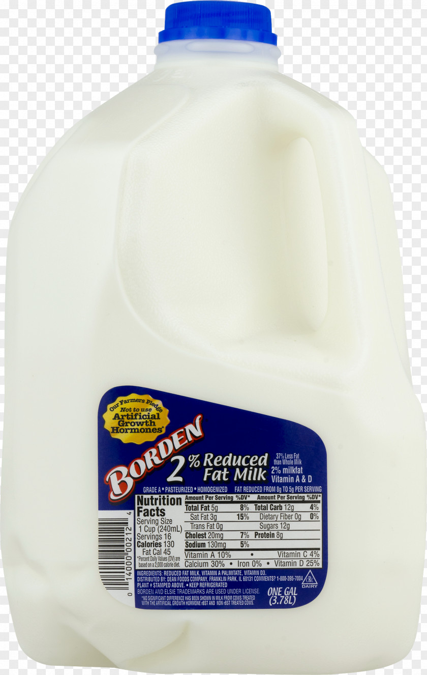 Sweetened Borden Milk Products Bovine Somatotropin Reduced Fat PNG