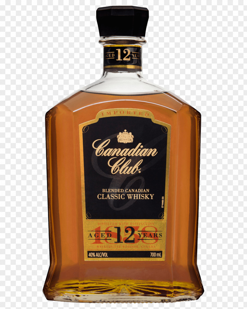 Canadian Club Tennessee Whiskey Liqueur Whisky Distilled Beverage PNG