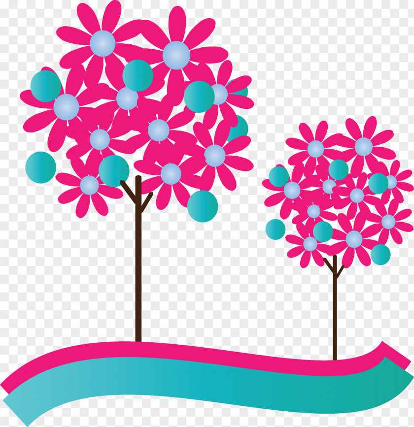 Cartoon Trees Animation Drawing Floral Design Clip Art PNG