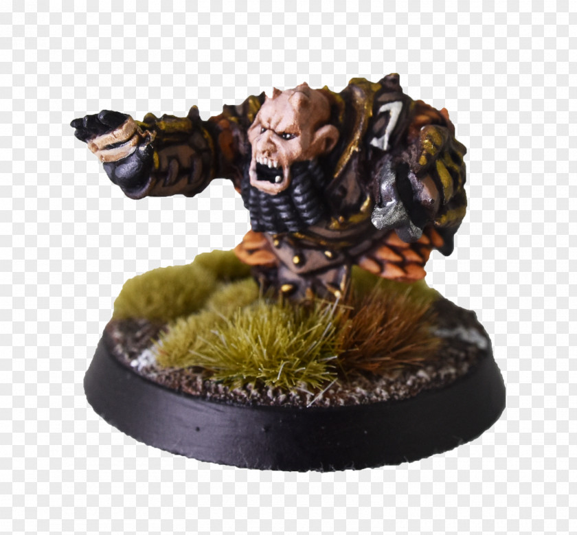 Dwarf Blood Bowl Chaos Dwarfs Figurine PNG