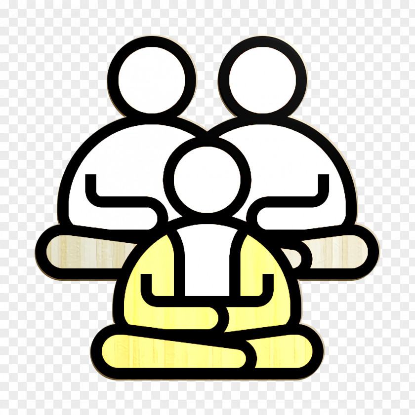 Meditation Icon Yoga Concentration PNG