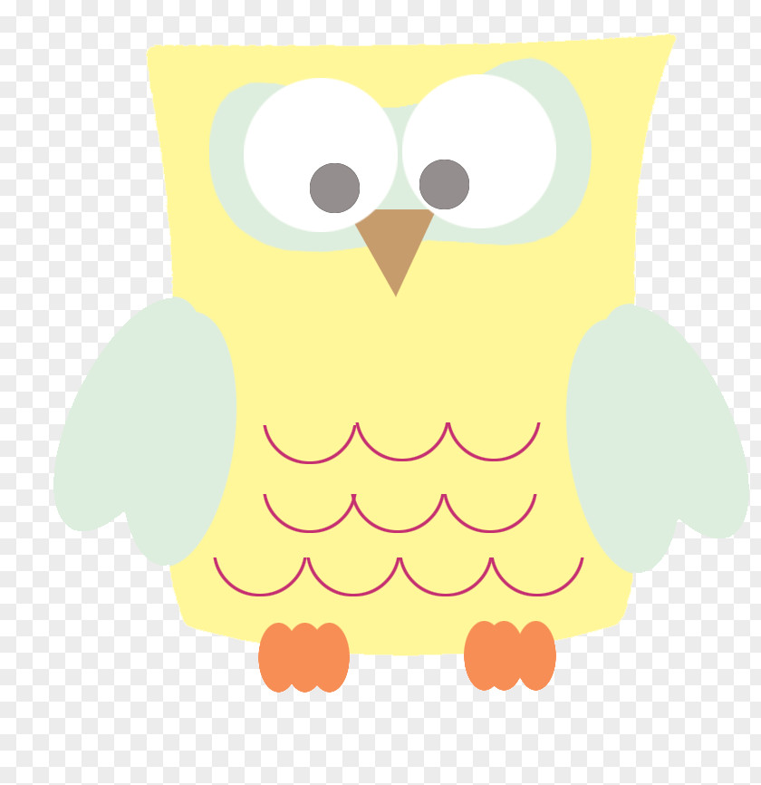 Yellow Square Cliparts Little Owl Clip Art PNG