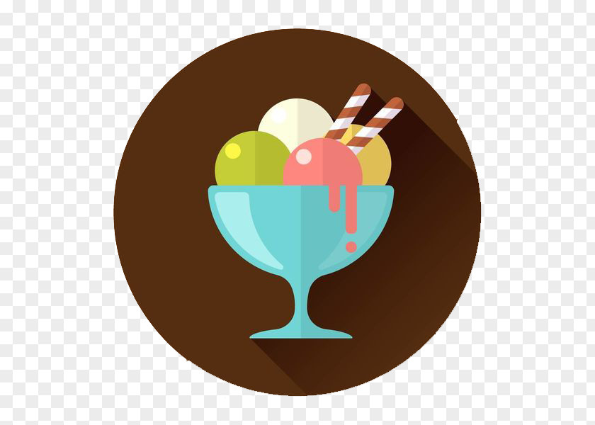 Icecream Icon Ice Cream Banana Split Bowl PNG