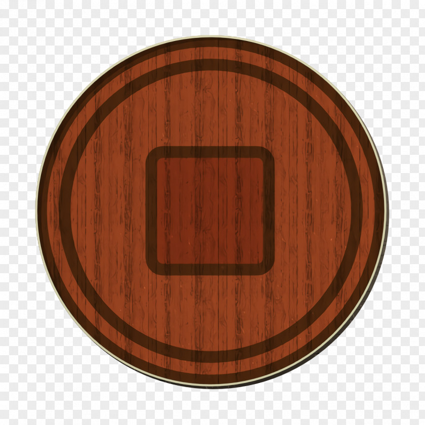 Plate Tableware Wood Icon PNG
