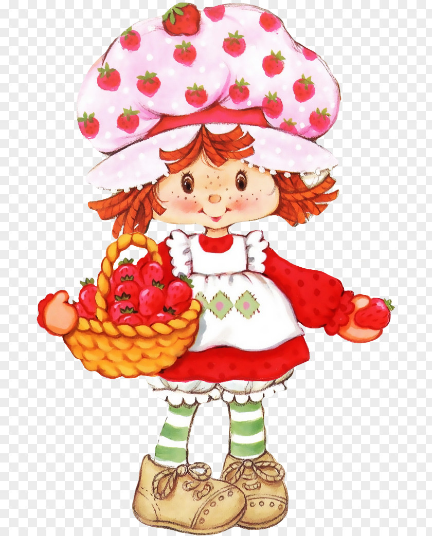 Strawberry Shortcake Muffin Doll PNG