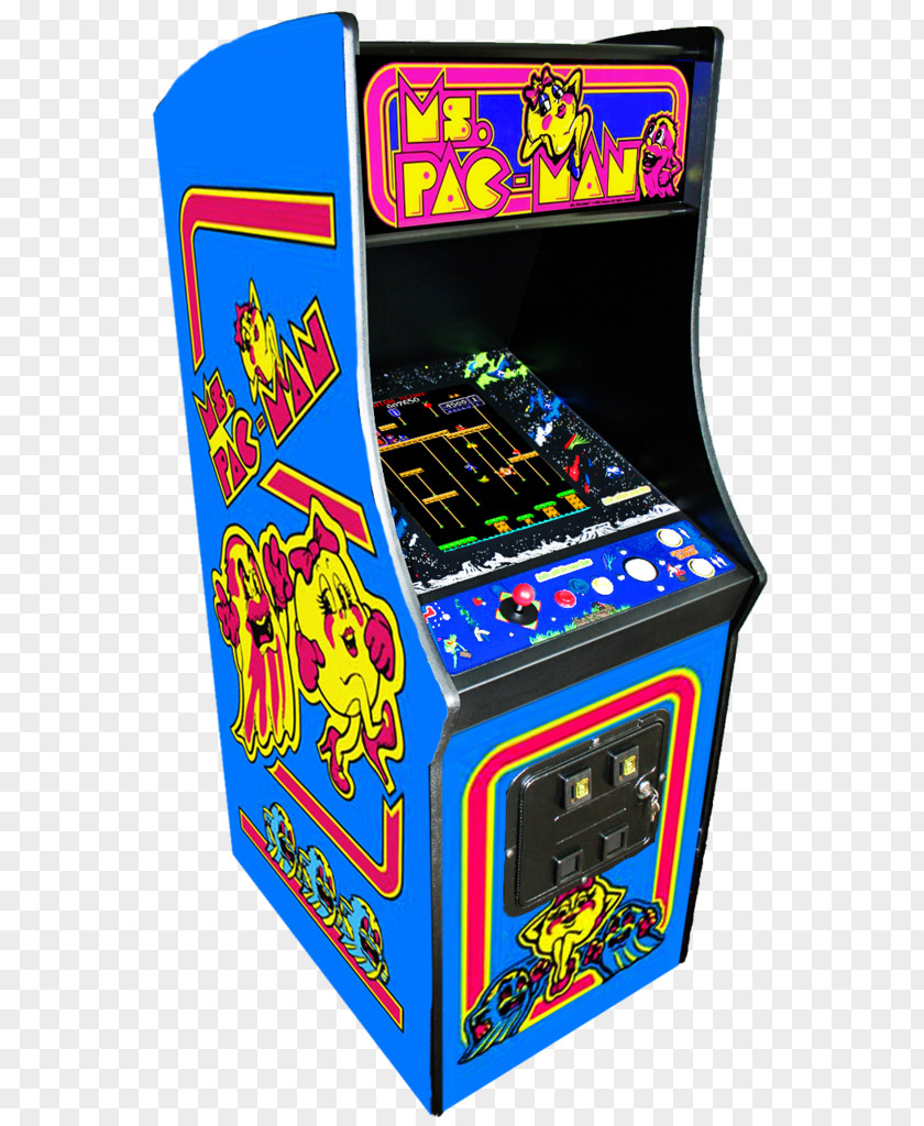 80s Arcade Games Ms. Pac-Man & Galaga Dimensions Golden Age Of Video PNG