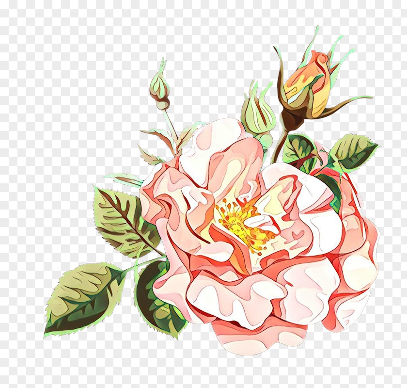 Artificial Flower Magnolia Watercolor Pink Flowers PNG