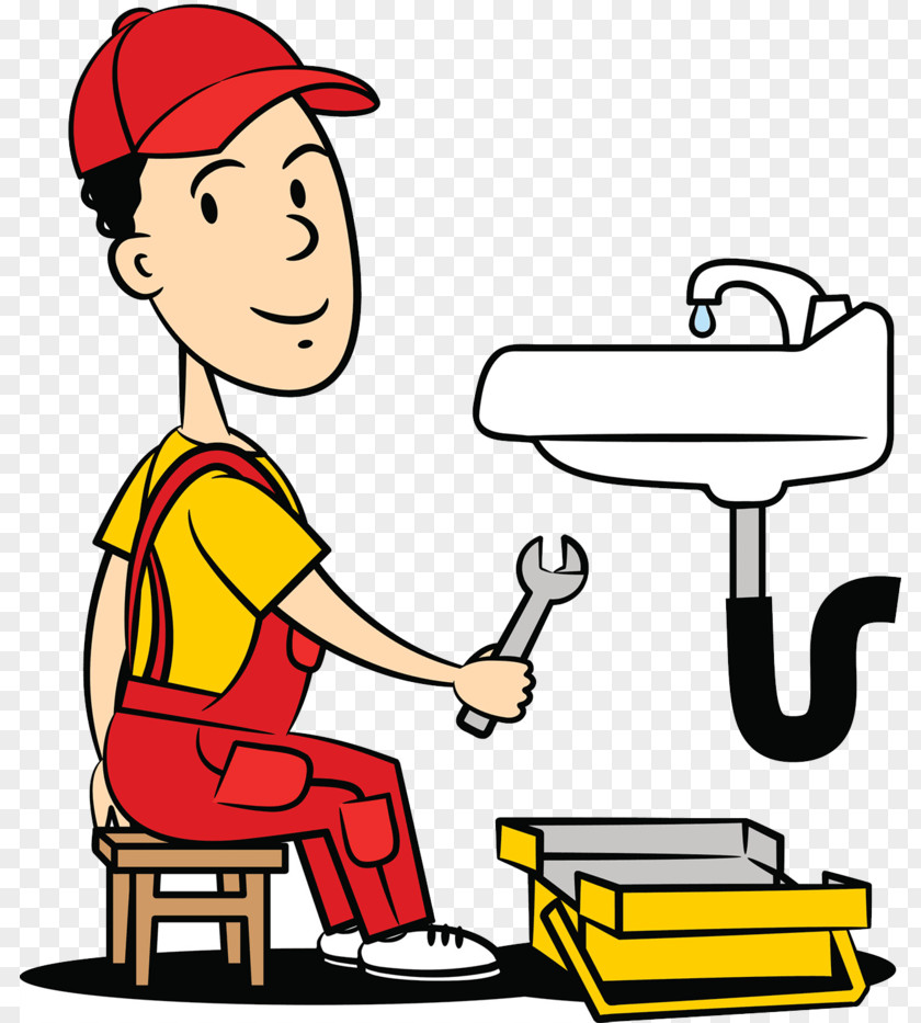 Funny Workers Plumbing Illustration Plumber Pipe Tool PNG