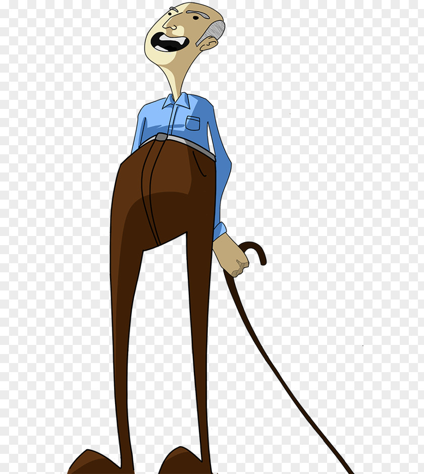 Old Man Illustration Cartoon Character PNG