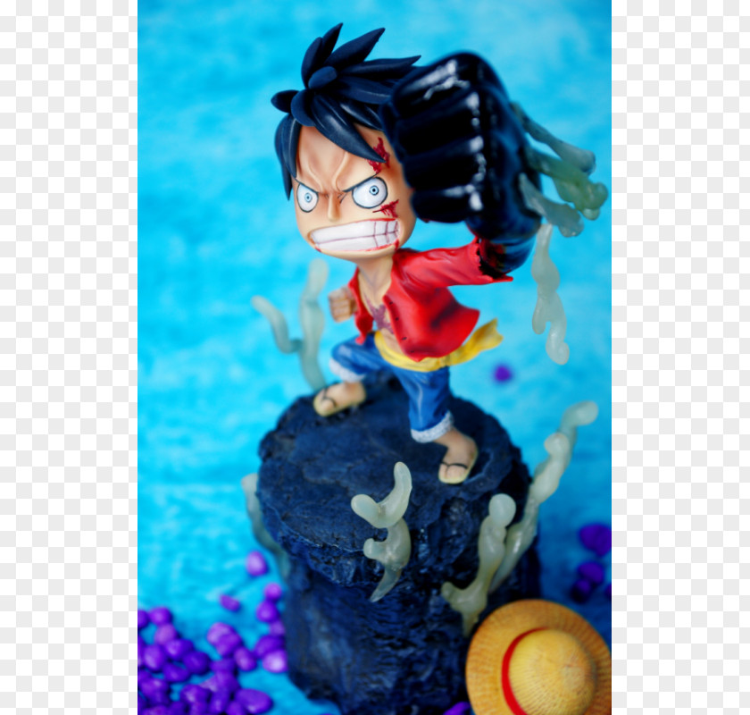 One Piece Ship Figurine Character Fiction Electric Blue PNG