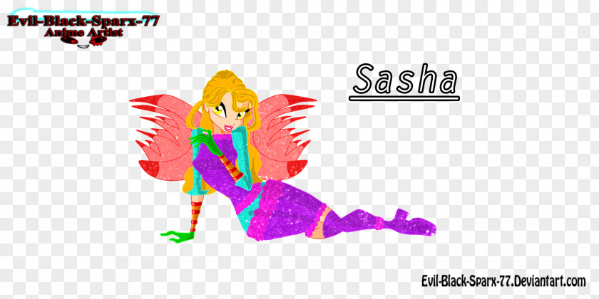 Sasha Banks Hair Colour Alfea Art Magic Fairy Logo PNG