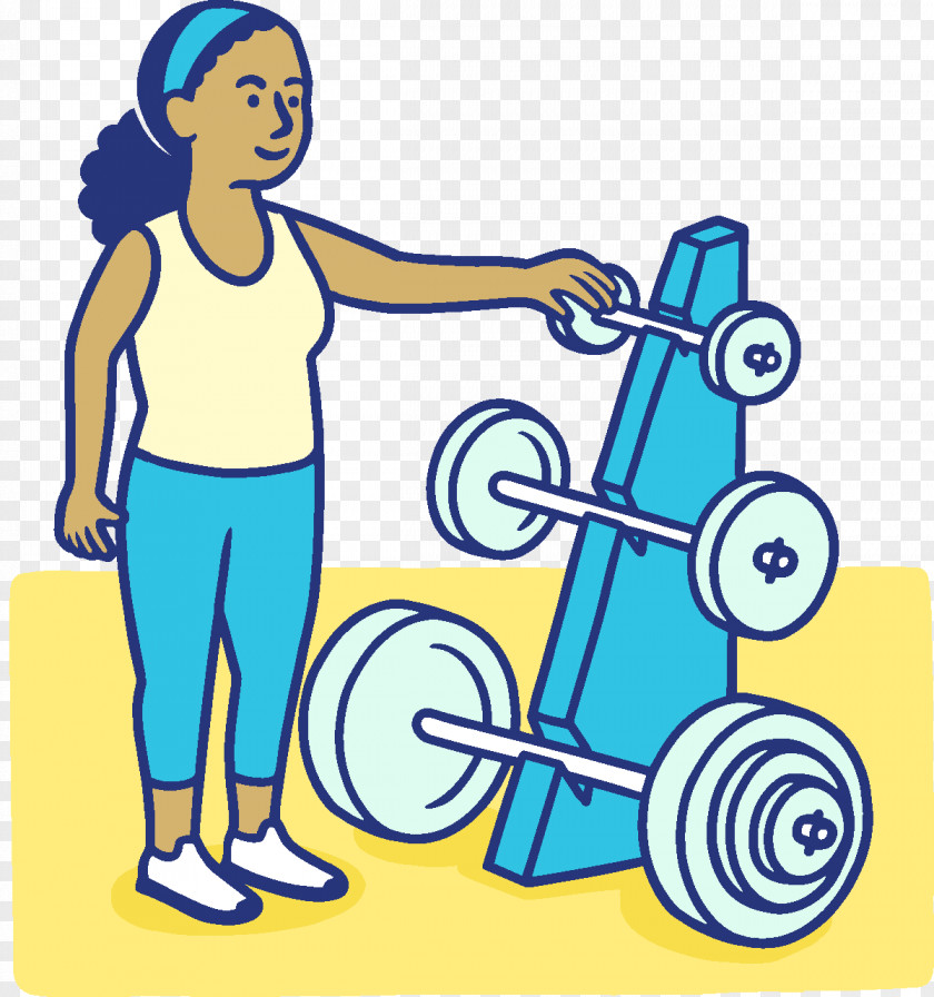 Sports Equipment Exercise Cartoon PNG