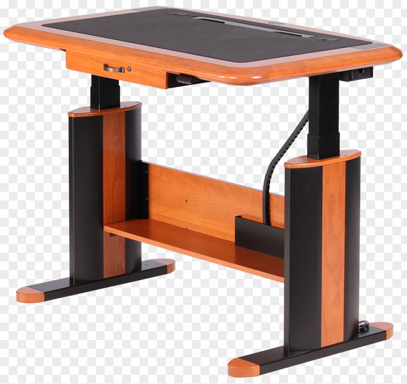 Standing Desk Table Sit-stand Computer Linak PNG