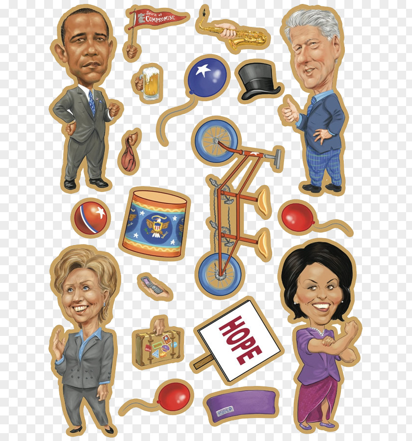 Book 2012 Political Circus Inaction Figures Paper Doll Idea PNG