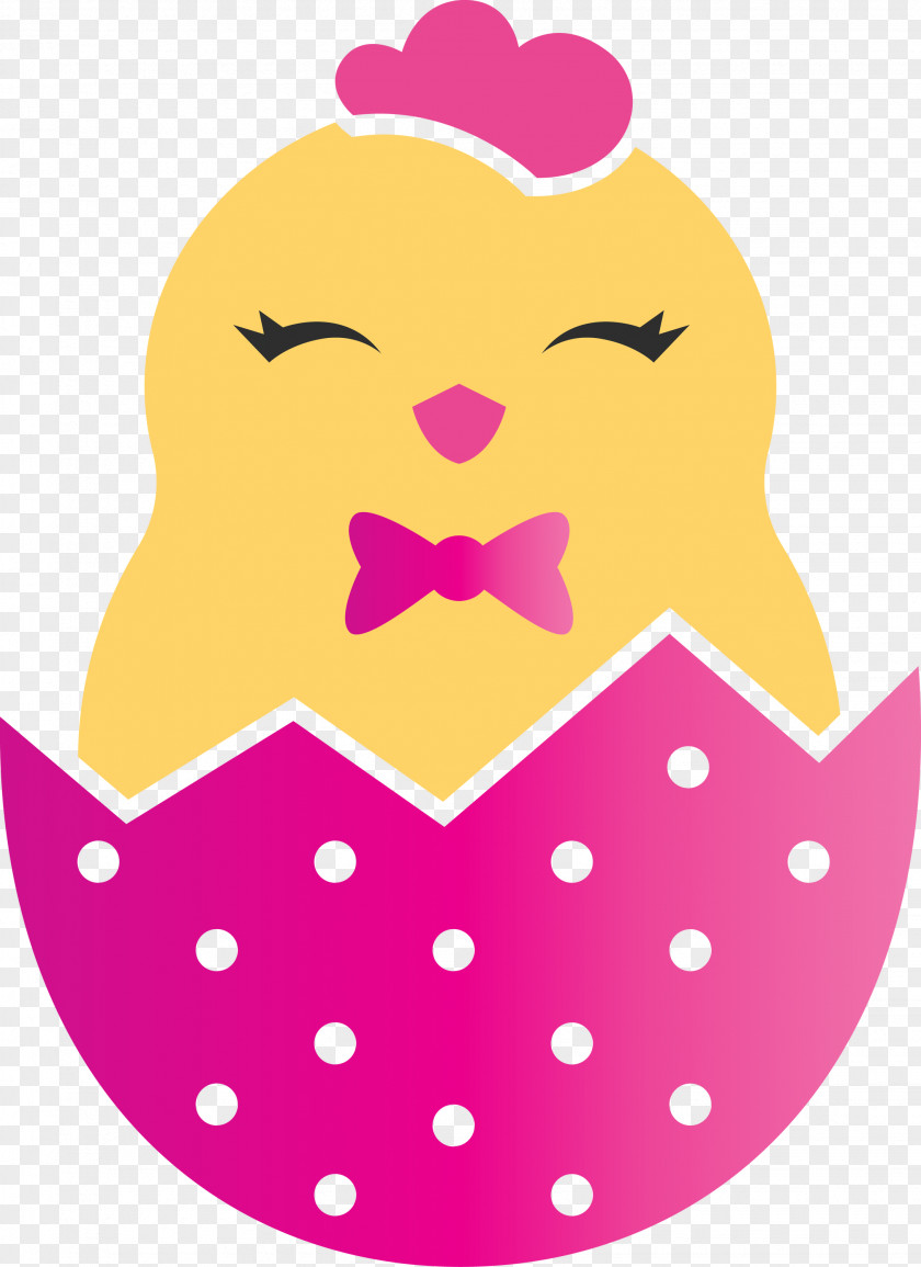 Chick In Eggshell Easter Day Adorable PNG