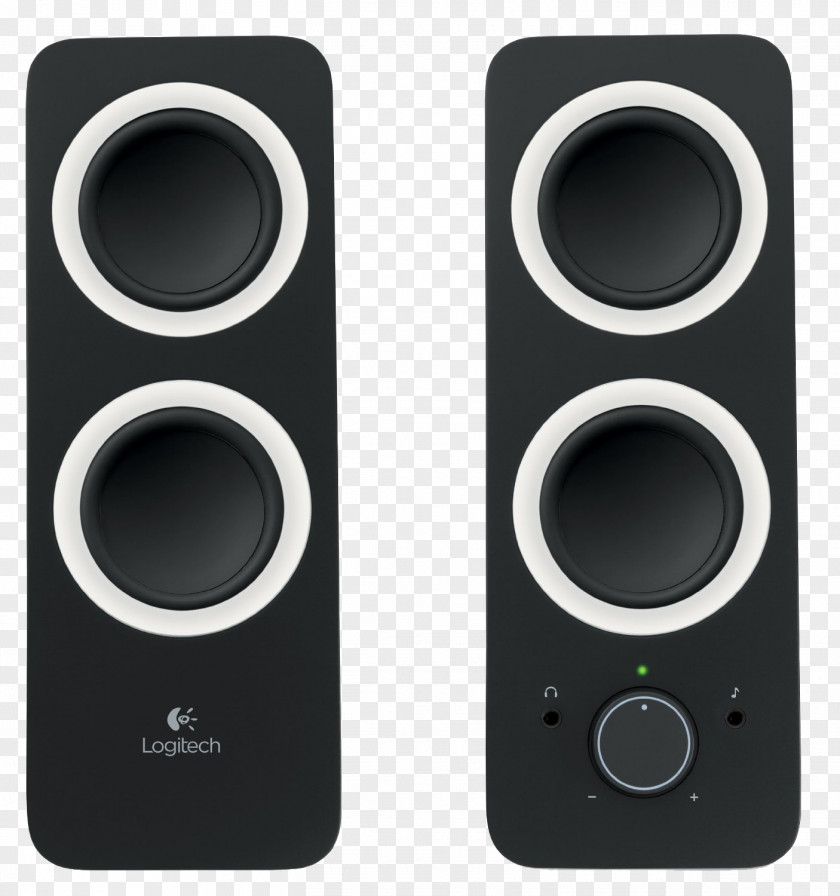 Computer Speakers Loudspeaker Stereophonic Sound Logitech Phone Connector PNG