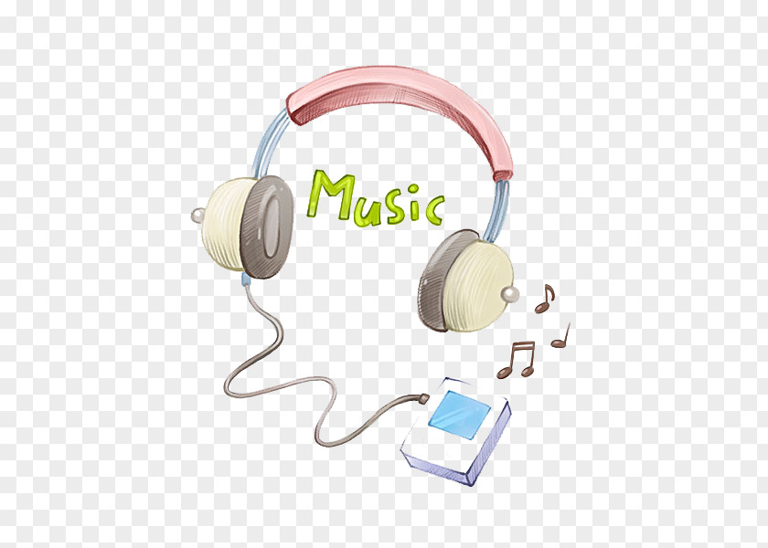 Music Player And Headset PNG player and headset clipart PNG