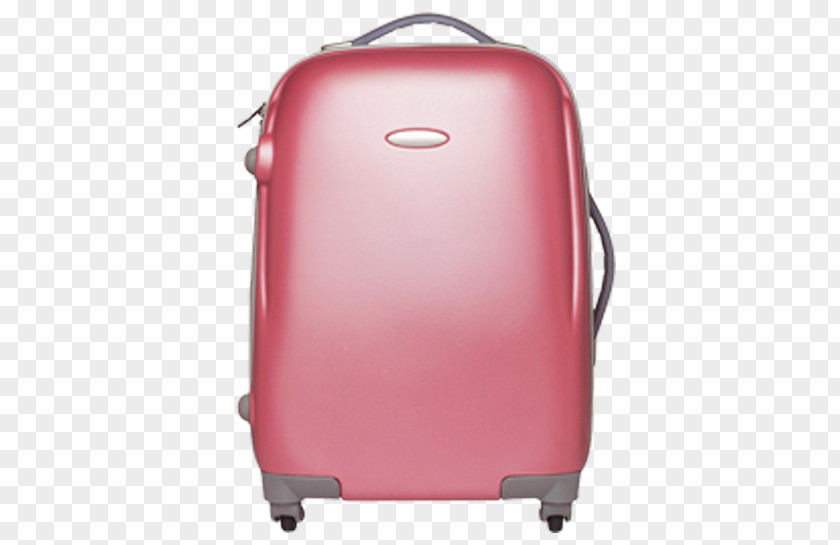 Red Luggage Hand Baggage Travel PNG