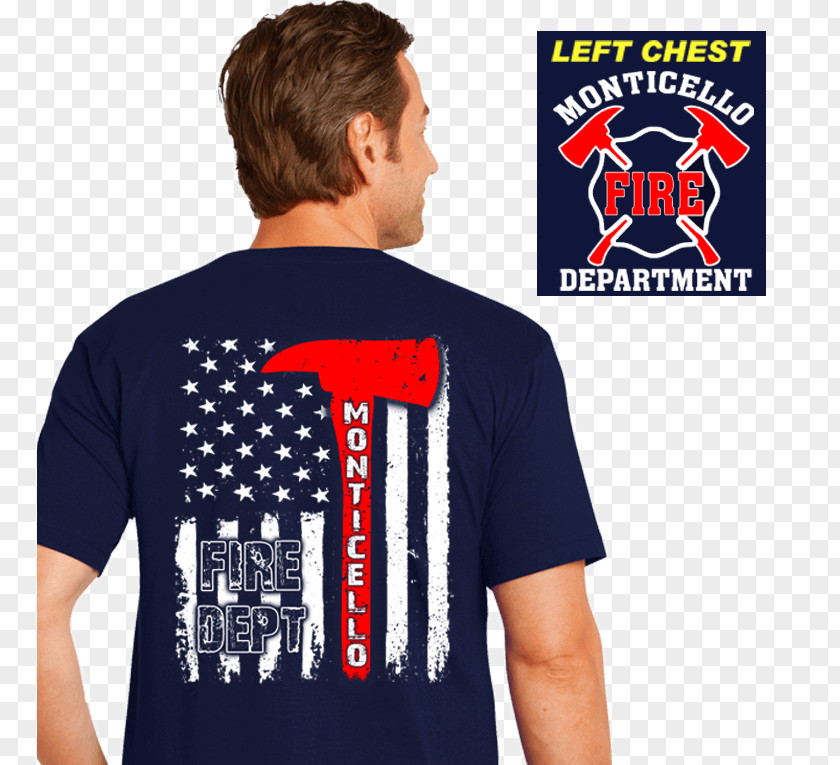 T-shirt Sleeve Fire Department Hoodie PNG