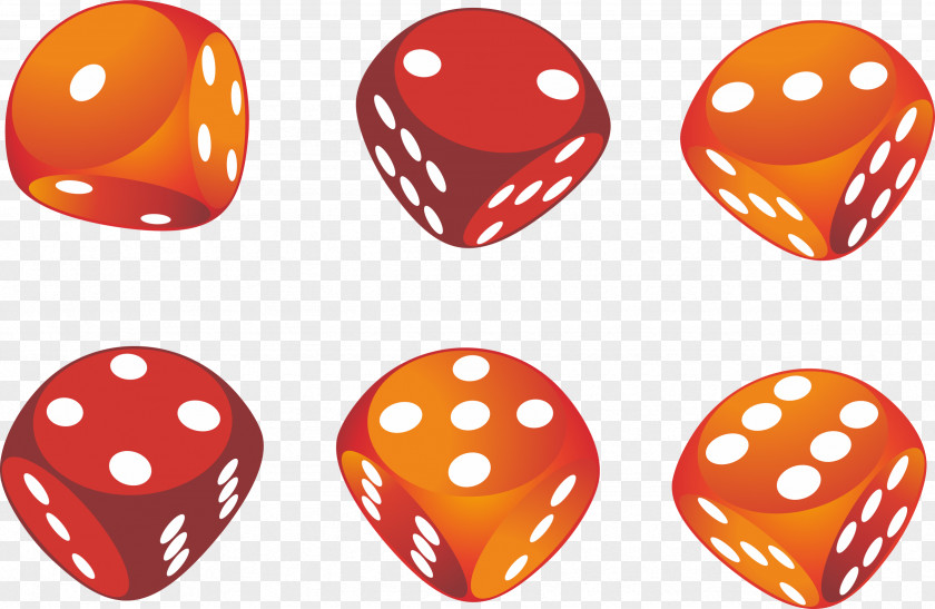 Three-dimensional Dice Game Download PNG