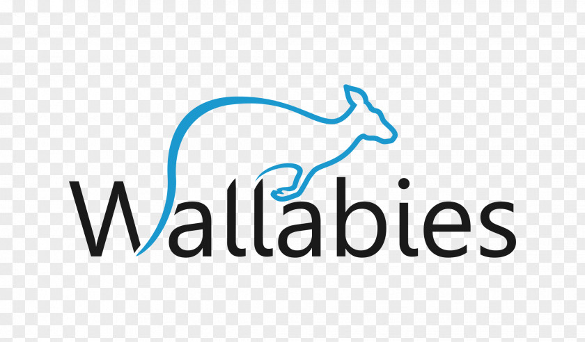Wallabies Logo Brand Product Design Font Line PNG