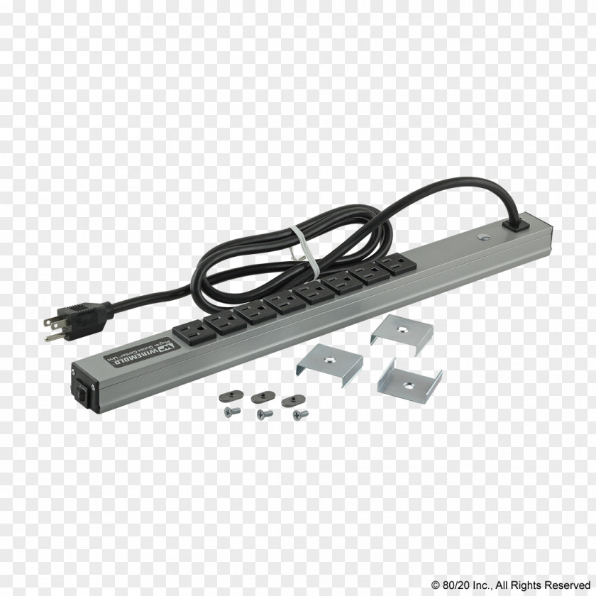 AC Adapter Power Strips & Surge Suppressors 80/20 T-slot Nut PNG
