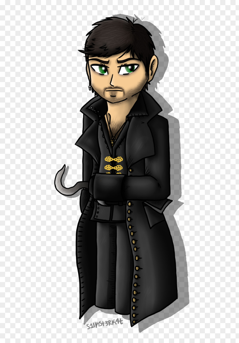 Captain Hook Black Hair Cartoon Character Fiction PNG