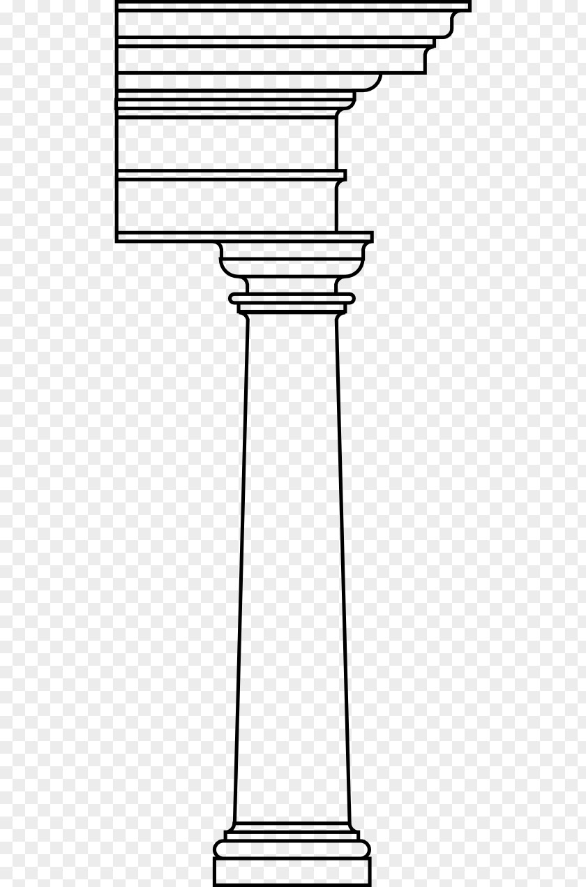 Column Tuscan Order Classical Entablature Ionic Ancient Roman Architecture PNG