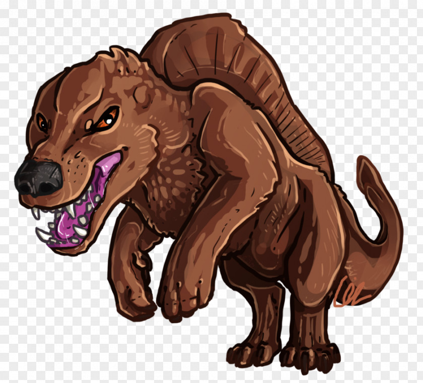 Dog Dinosaur Spinosaurus Drawing Fan Art PNG