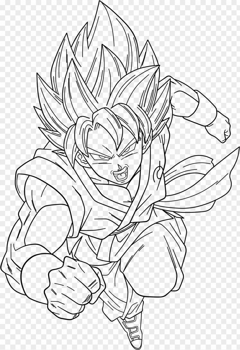 Goku Vegeta Gohan Majin Buu Super Saiyan PNG