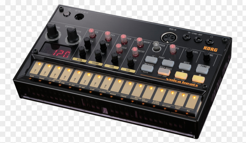 Musical Instruments Drum Machine Korg Electribe Sound Synthesizers Analog Synthesizer PNG