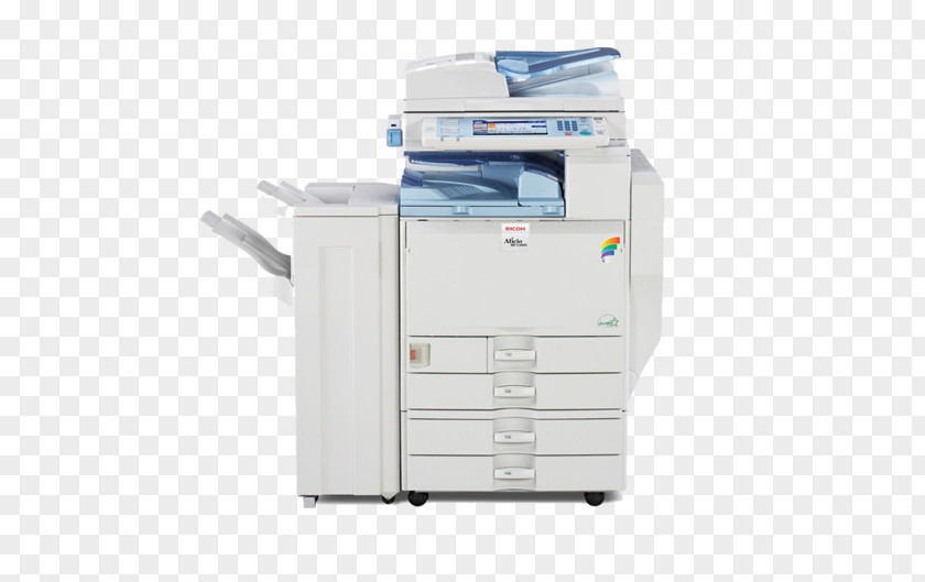 Printer Ricoh Aficio SP C440DN Colour Laser LAN Duplex Photocopier Multi-function PNG