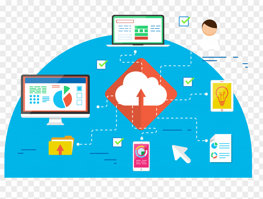 Vector Cloud Elements Software Backup Euclidean PNG