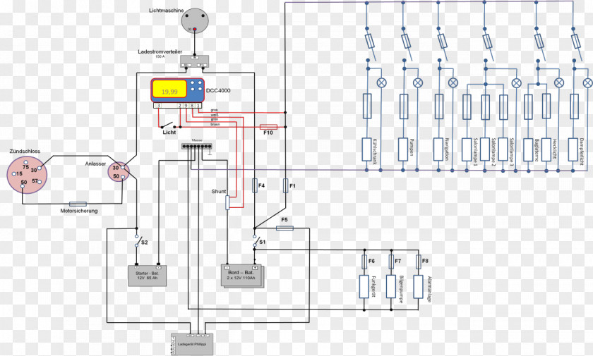 Batter Circuit Diagram Wiring Electronic Electrical Wires & Cable PNG