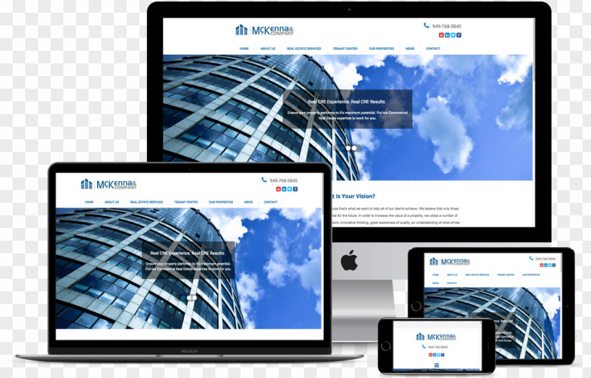 Commercial Real Estate Website Development Web Design Search Engine Optimization PNG