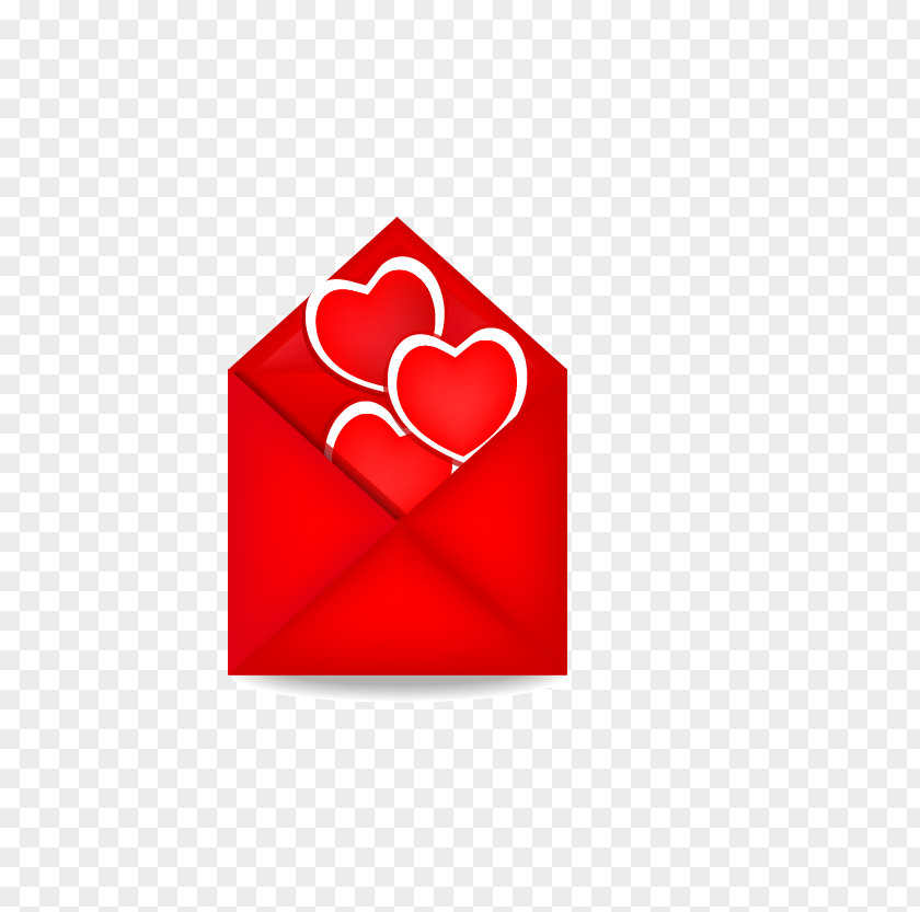 Envelope,Love Red Envelope Vecteur PNG