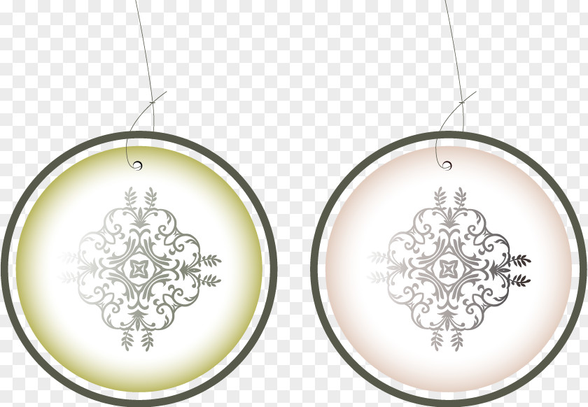 Hand-painted Pattern Tag Ornament Decorative Arts PNG