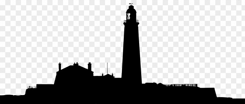 Lighthouse Silhouette Landscape Drawing Clip Art PNG