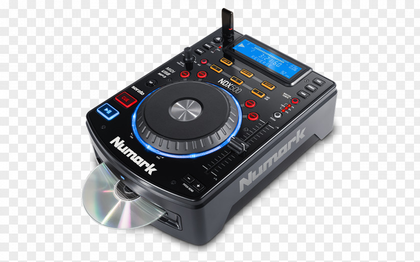 USB Numark NDX500 Industries DJ Controller CD Player Compact Disc PNG