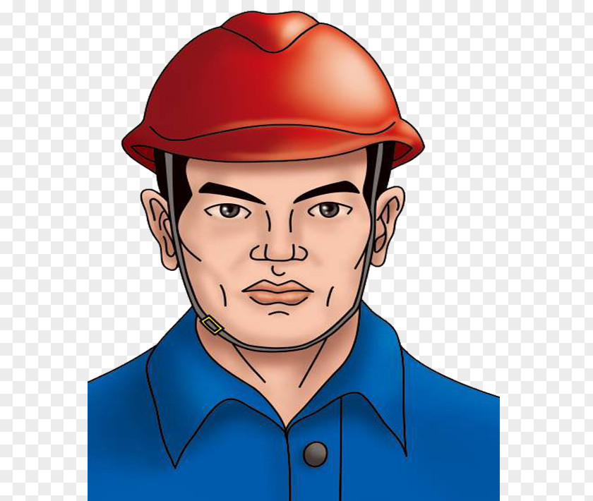 Wear A Safety Helmet Hard Hat Laborer Cartoon PNG