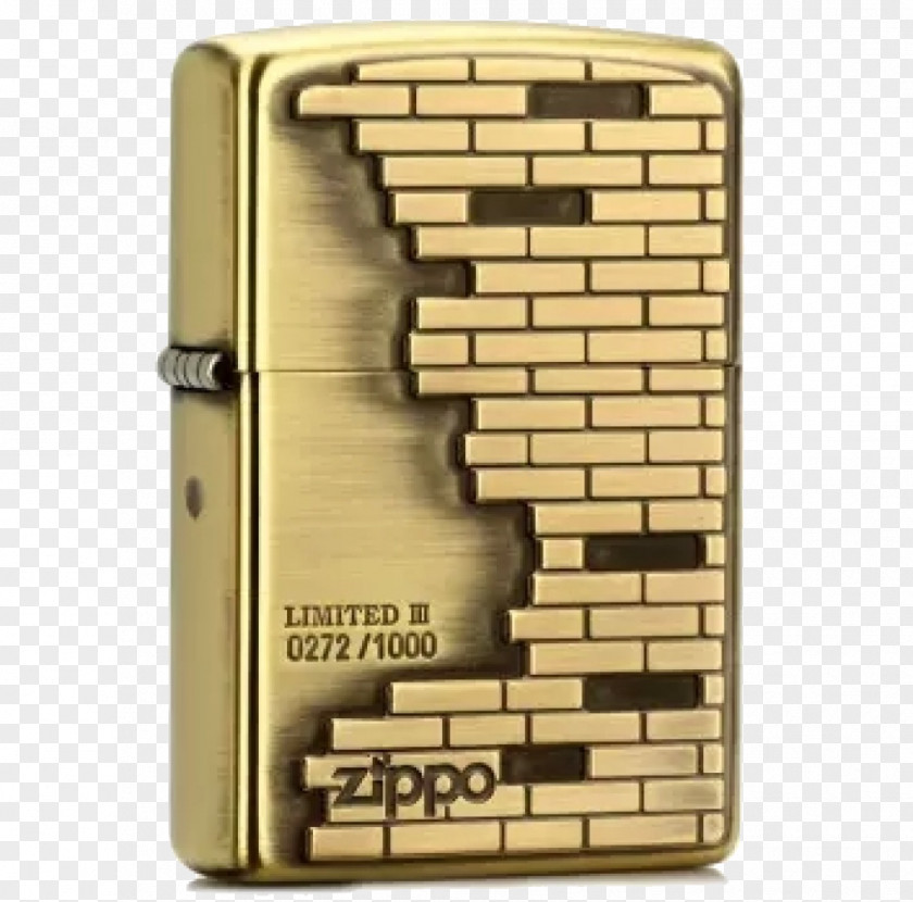 Zippo Brick European Wind Pattern Metal Europe PNG