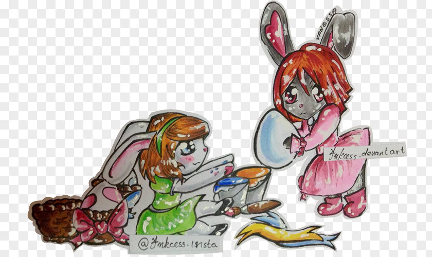 Horse Easter Bunny Fiction Cartoon PNG