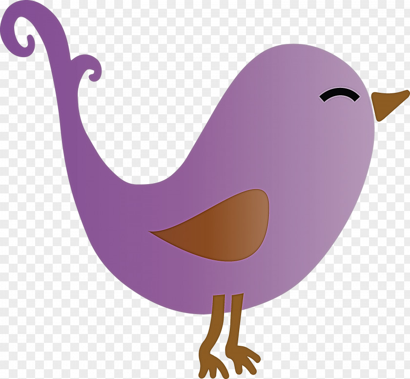 Purple Bird Beak PNG