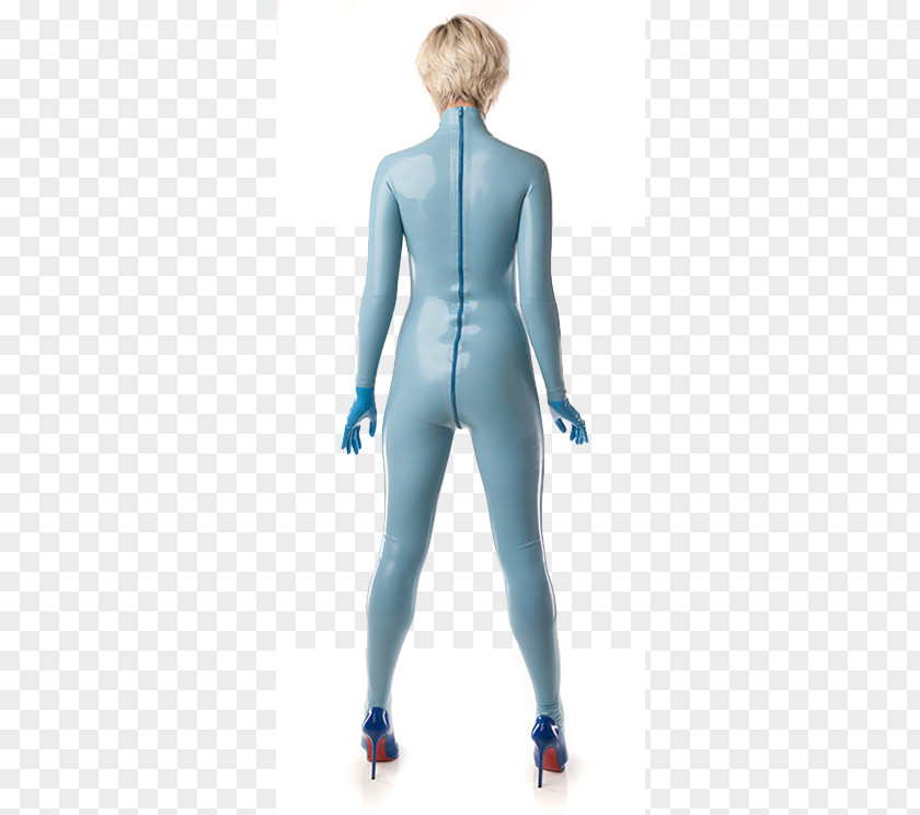 Wetsuit Shoulder Turquoise PNG