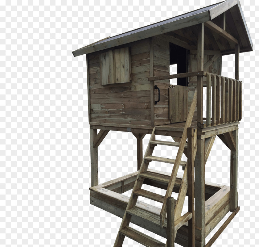 Wood Tree House Speelhuis Furniture PNG