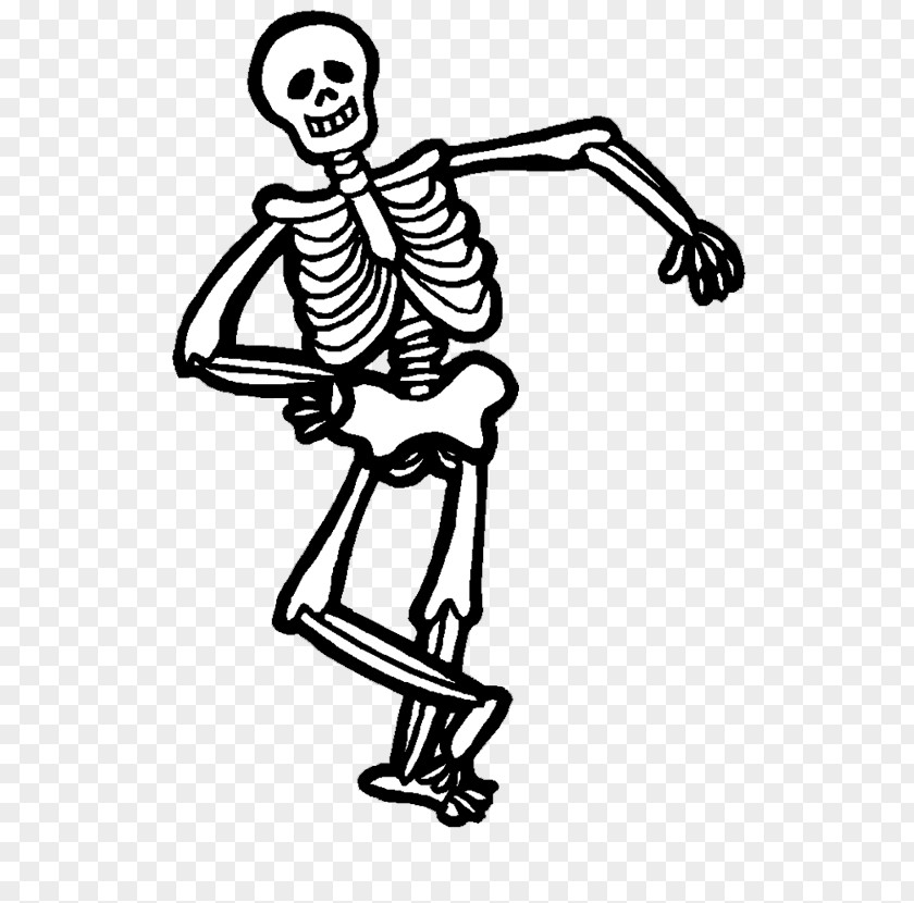 Fun Skeleton Cliparts Halloween Human Clip Art PNG